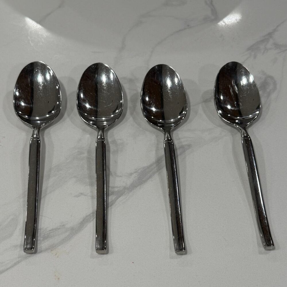 J.A. Henckels HEN72 18/10 Stainless Oval Soup Spoons Set of 4 Replacement